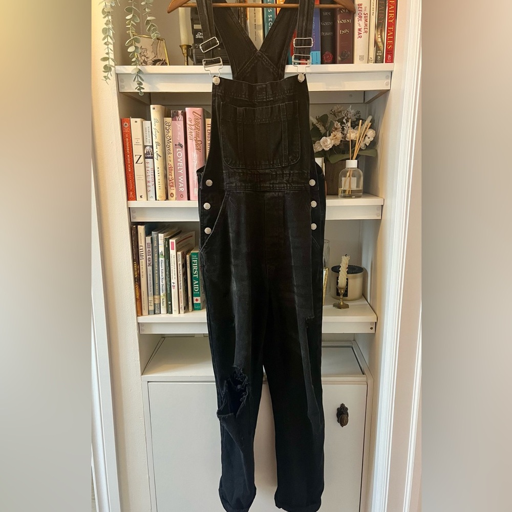 Bluenotes Black Denim Overalls